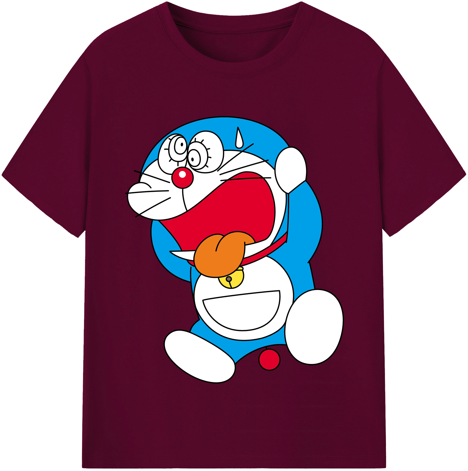 （画像用） ドラえもん Doraemon レディースカジュアルプリントTシャツ（綿100％）